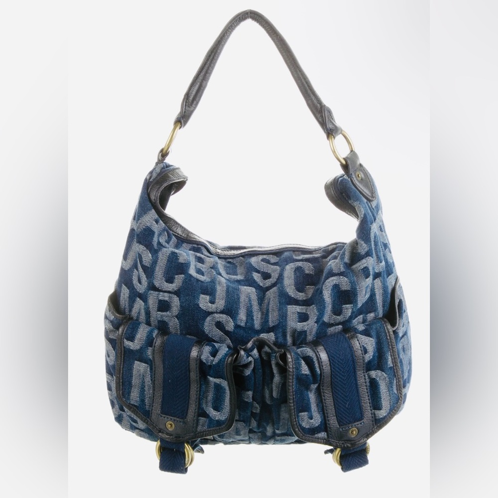 Marc Jacobs Denim Blue Hobo Bag
